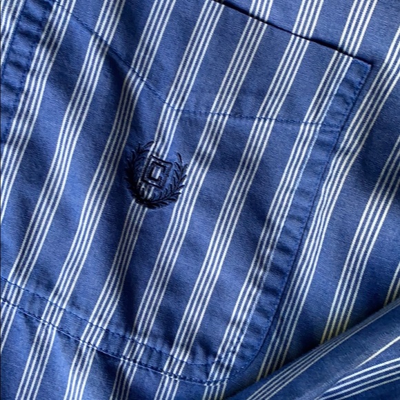 Men’s long sleeved blue button down - Picture 2 of 4